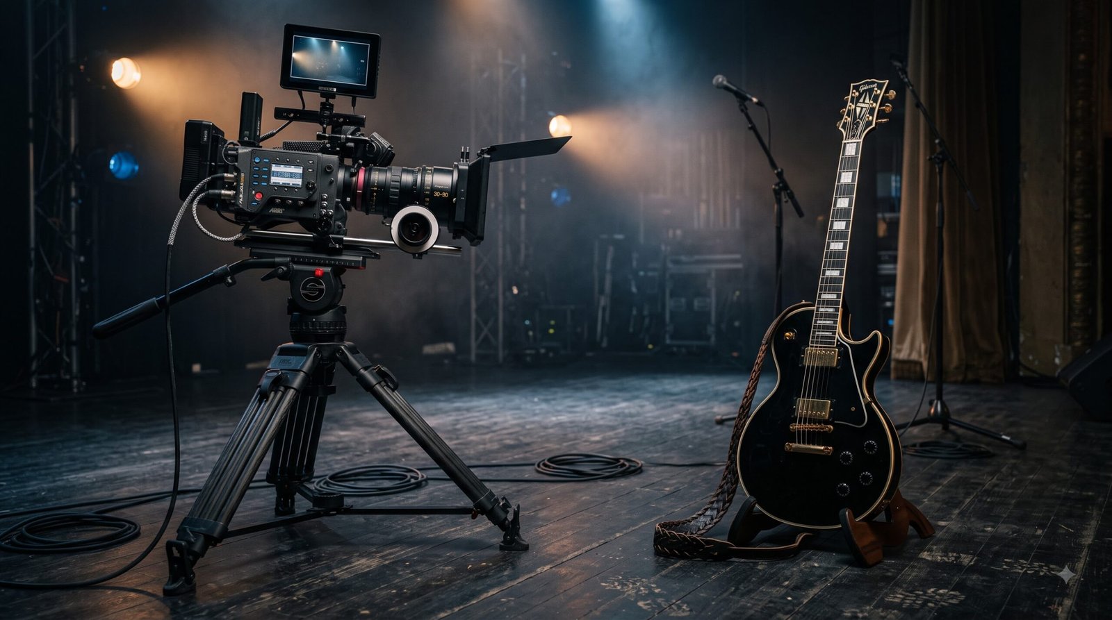 cinema camera and electric guitar 202607311526